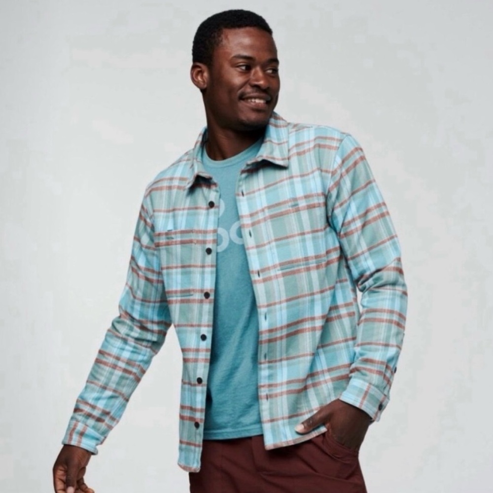 Cotopaxi Men’s‎ Mero Flannel Shirt Size M Organic Cotton